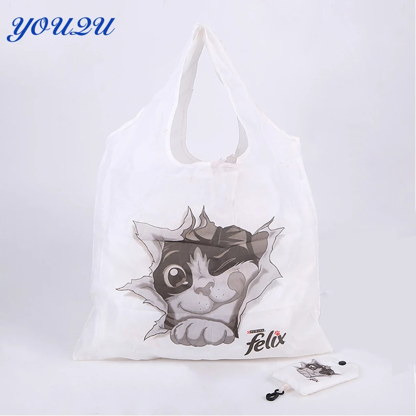 

Customize polyester gift bag, nylon shopping bag+polyester bag+ escrow accept