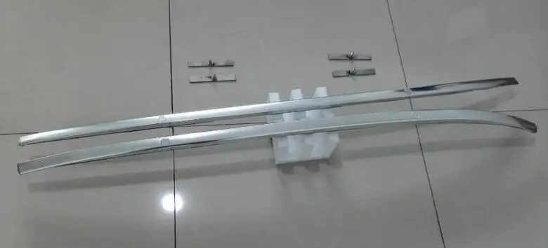 1 زوج سبائك الألومنيوم المسمار تثبيت الفضة اللون الجانب السكك الحديدية بار حامل سقفي لمازدا CX-4 CX4 2016 2017 2018