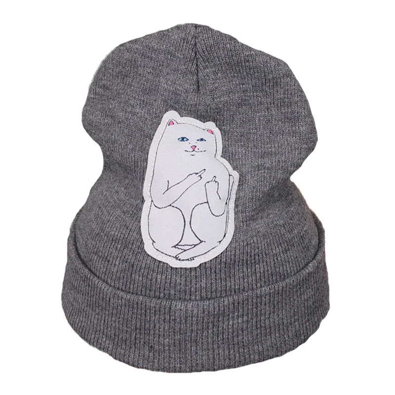 Solid Cartoon Hats Winter Knitted Cap 