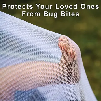 

Portable Mosquito Net Lightweight Breathable Anti-mosquito Bed Net for Travel Holiday SMN88