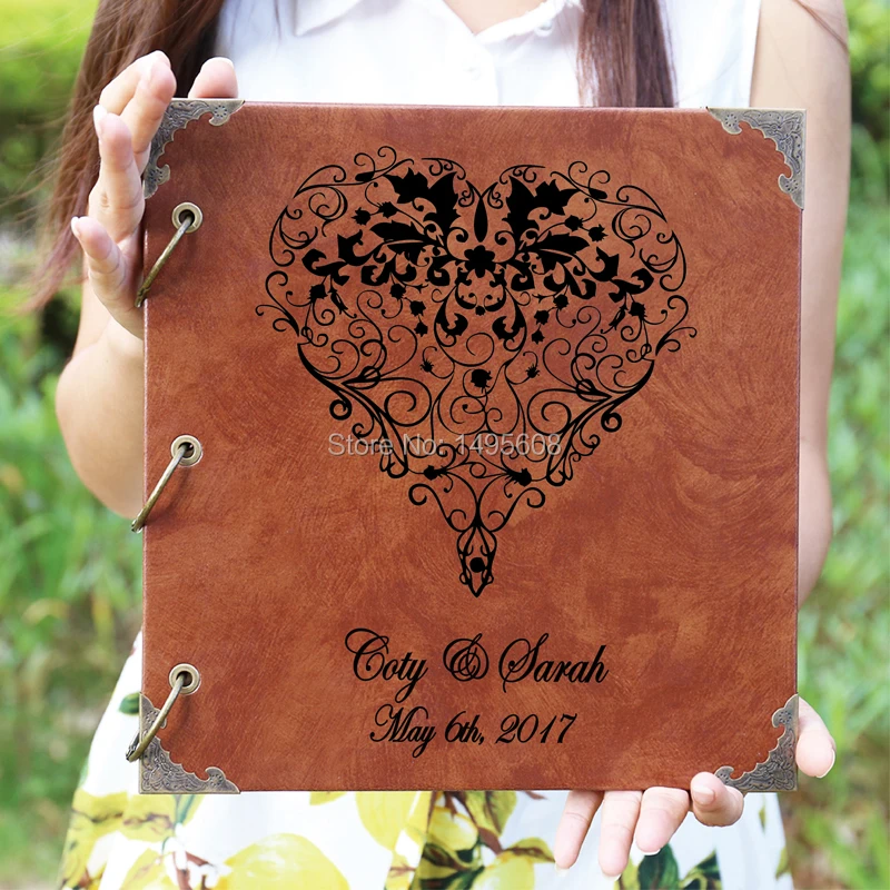 

Wedding Guest Book Wedding Guestbook Custom Guest Book Personalized Customized custom design wedding gift keepsake