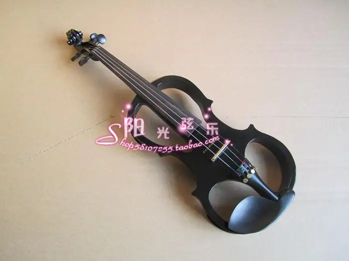 

solid wood electronic violin electro-acoustic violin electric violin
