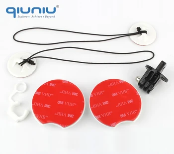 

QIUNIU Surfing Tether Kit Surfboard Set Snowboarding Mount Pack for GoPro Hero 2 3 3+ 4 5 6 for SJCAM for Xiaomi Yi Accessories
