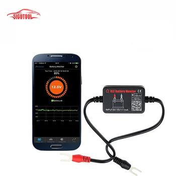 

Car Battery Tester Bluetooth BM2 Battery Monitor 12V Battery Analyzer Charging Cranking Test Voltage Test For Android IOS Phone