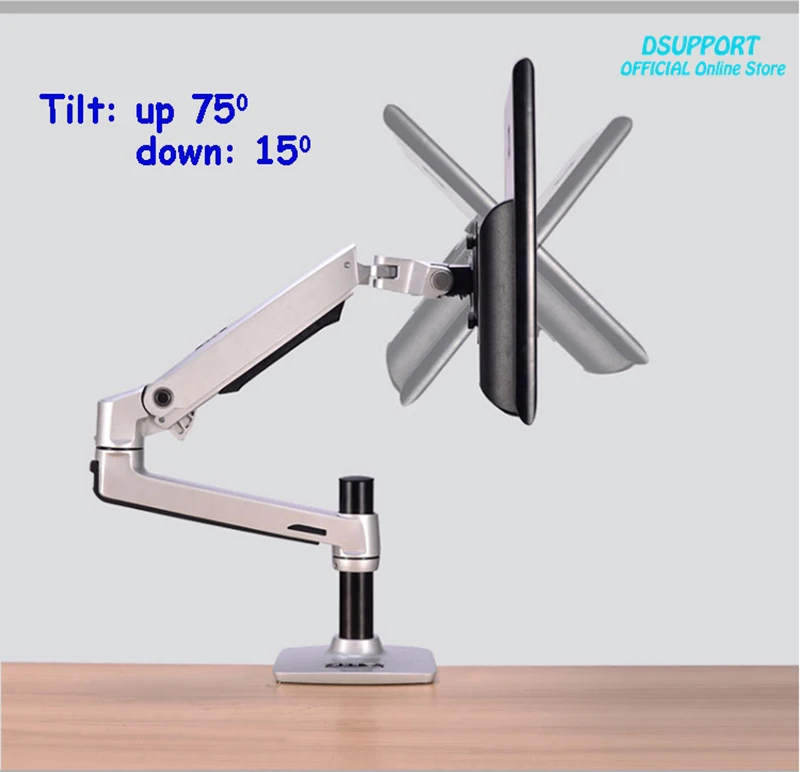 Günstig XSJ8013C 300 Aluminium Full Motion Freies Heben Ultra Lange Arm 10 32 zoll LED LCD Monitor Halter Verlängern Monitor Montieren halterung