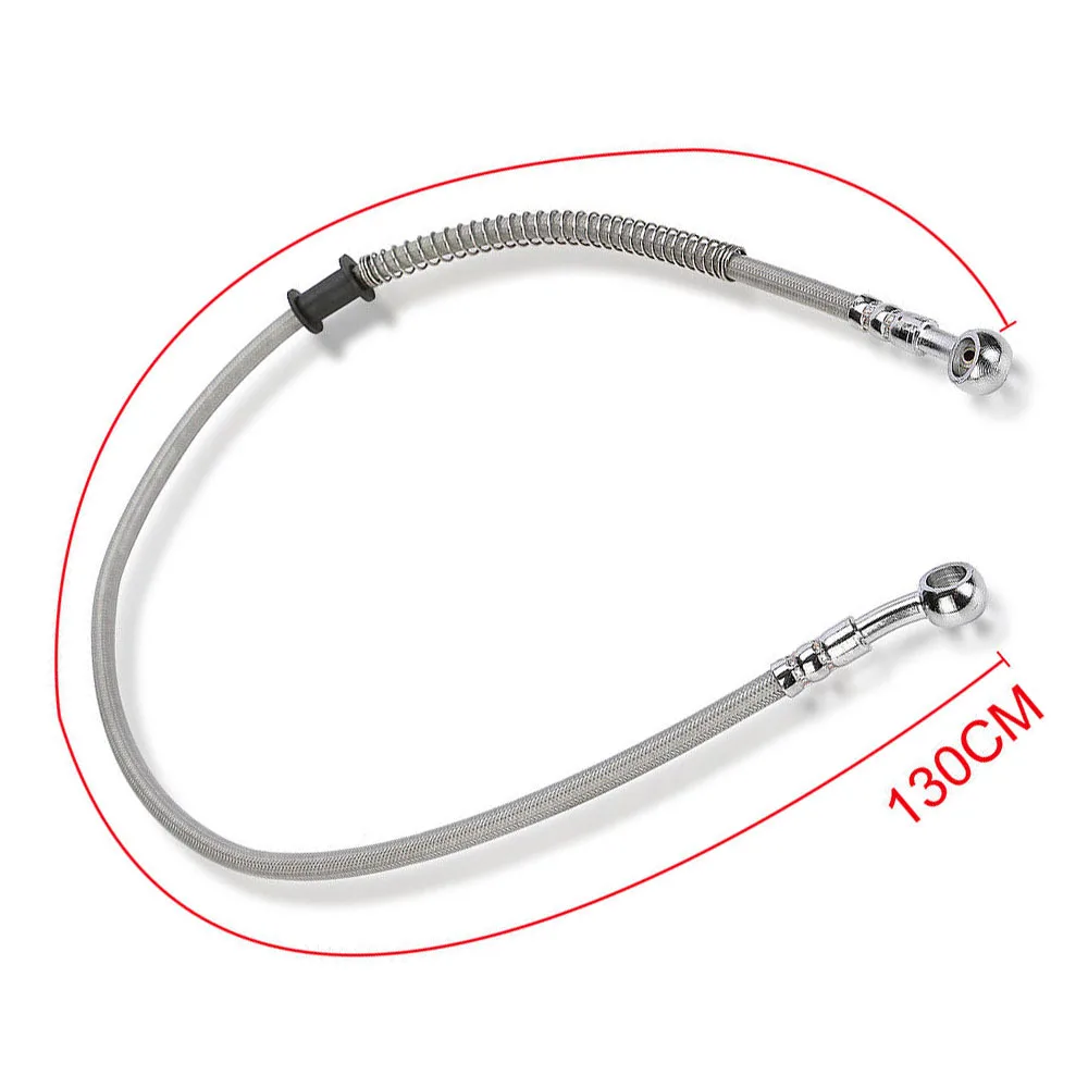 

1300 mm Universal Motorcycle Brake Pipe Tubing Braided Steel Hydraulic Reinforced Brake Or Clutch Oil Hose Line Pipe