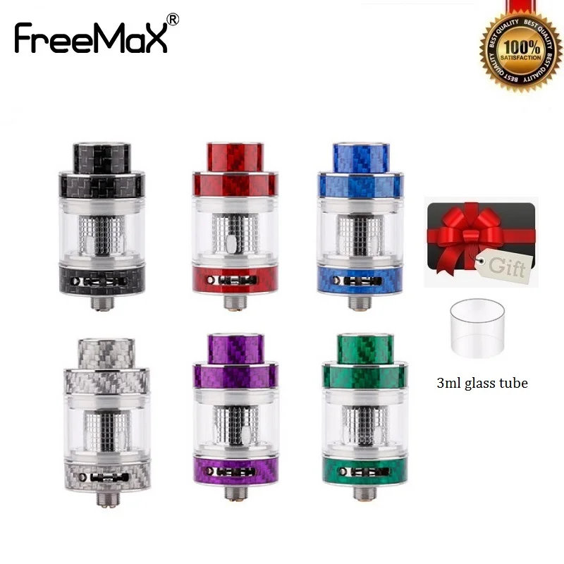 Оригинальный Freemax Fireluke Mesh Vape Tank 3 мл 316L электронная сигарета 510 атомайзер Смола