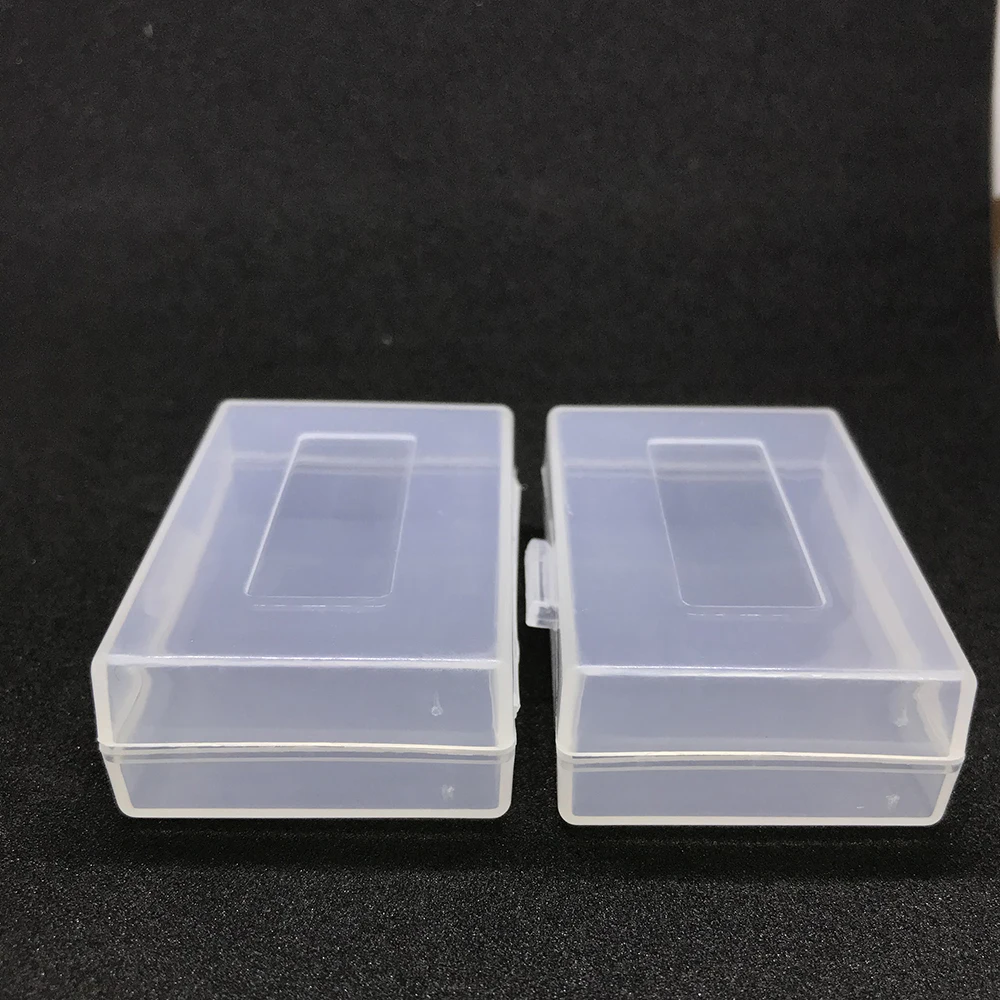 

2pcs Plastic Case Holder Storage Box for DSLR camera battery LP-E8 LP-E5 NB-10L NB-7L EN-EL9 EN-EL14 PSP CRV3 LP-E6 BP-511A