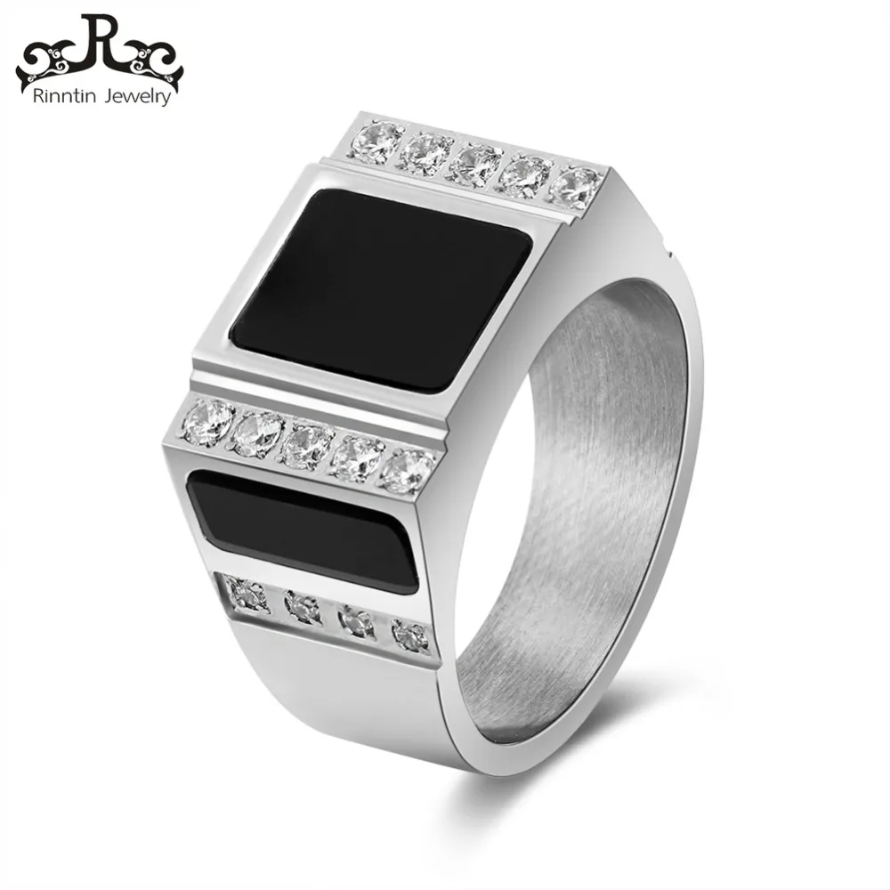 

ORSA JEWELS Ring 316L Stainless Steel Women Rings for Party Beautiful Female Cubic Zircon Crystal Ring Fashion Jewelry DGTR93