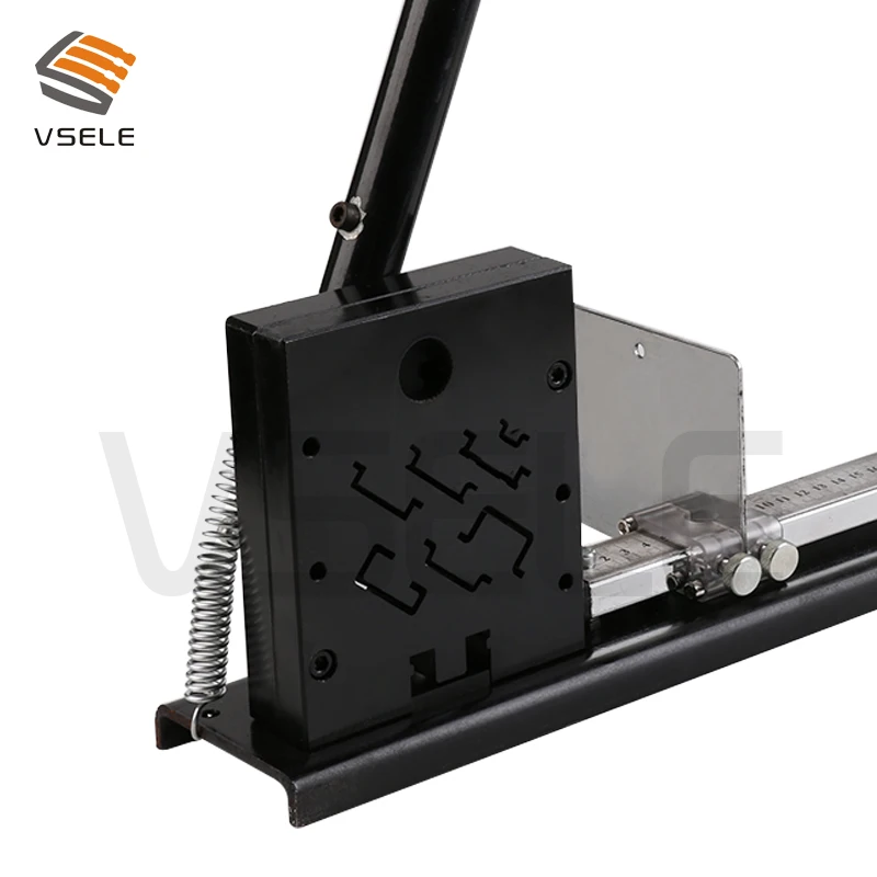 multifuntional din rail cutter cutting 7 kinds din rails with punching