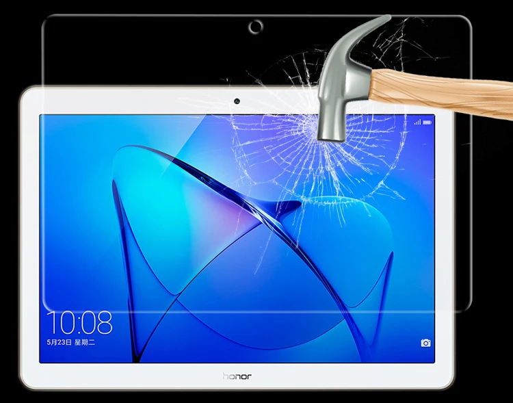 temperli cam ekran koruyucu film icin huawei mediapad t3 10 0 10 inc tablet alkol bez toz cikartmalar