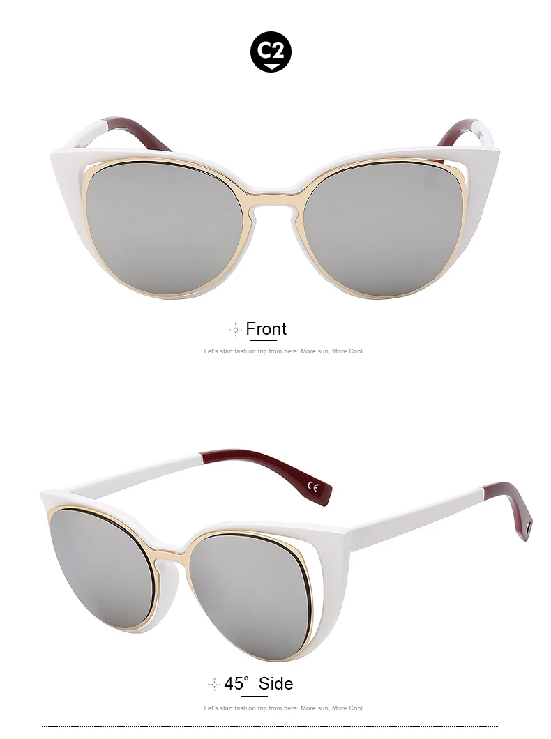 XIU модные кошачьи Солнцезащитные очки женские брендовые дизайнерские ретро винтажные женские солнцезащитные очки Oculos de sol feminino Высокое качество UV400