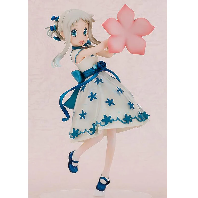 

Anime action model Honma meiko painted figure Anohana The Flower We Saw That Day collection dolls 21cm toy gift