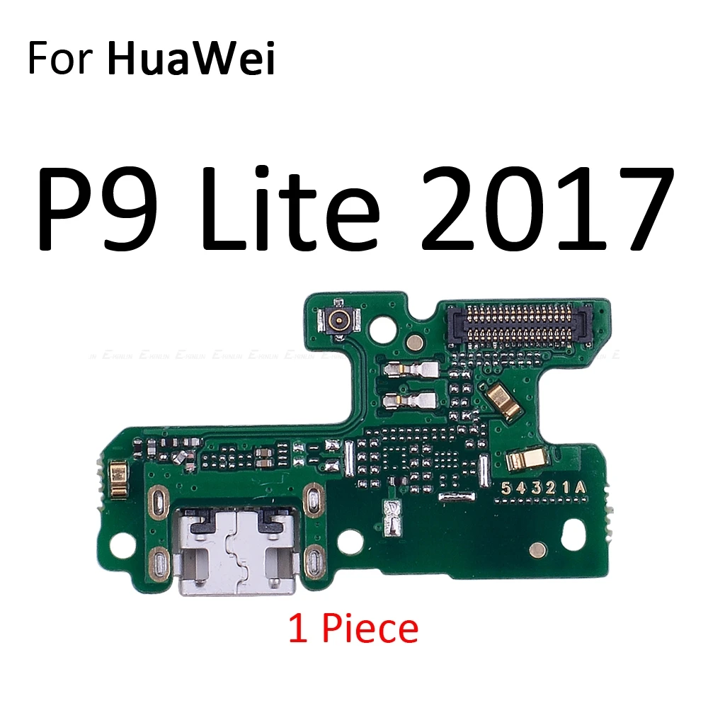 Новое зарядное устройство USB док-станция зарядная док-станция порт плата микрофон гибкий кабель для HuaWei P30 P20 Pro P10 P9 Plus Mini P8 Lite - Цвет: For P9 Lite 2017