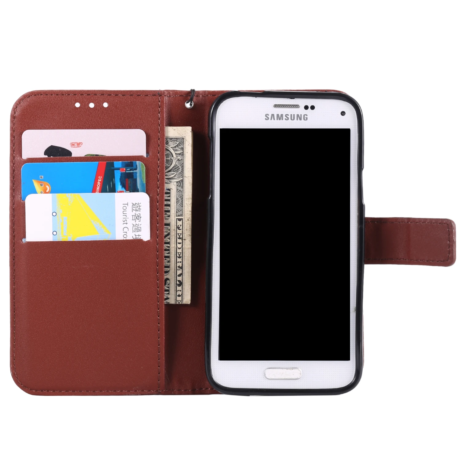 Флип чехол для Samsung Galaxy S5 Mini SM G800 кожаный телефона G800F G800H G800A G800Y|Чехлы-портмоне| |
