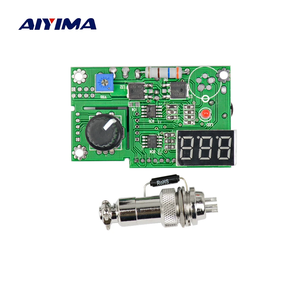 

Aiyima All New T12 Digital Display Soldering Station Controller Circuit Board for 936 Transformer