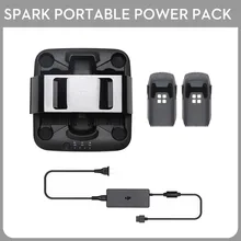 Asli Baru DJI Spark Portabel Power Pack Termasuk Stasiun Pengisian Hub & Charger & Kabel Power & 2 pcs Spark baterai