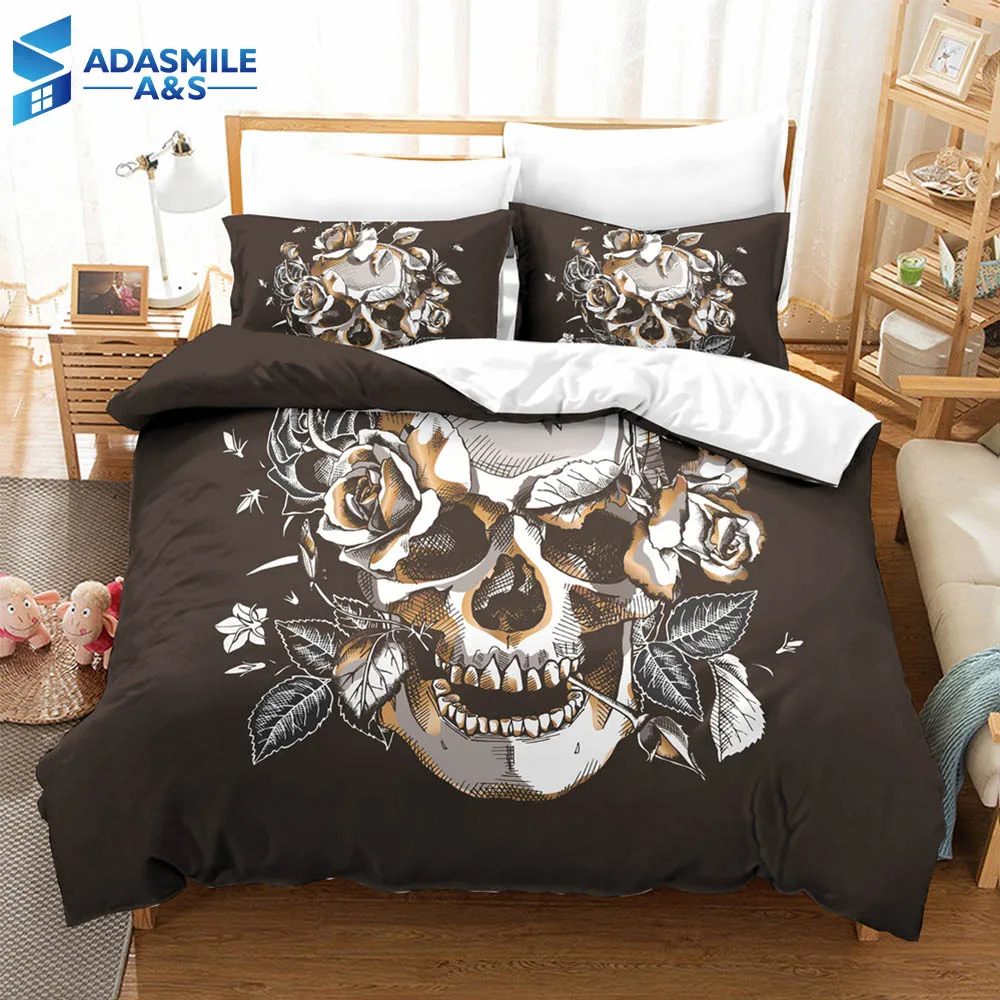 

2Pcs/3Pcs Cartoon Bedding Set For Home Hotel 100% Polyester Quality Duvet Cover Sets US Size Ventilation Non-toxic Bedding Set