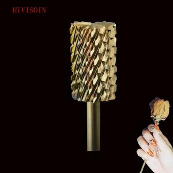 

1pcs HIVISOIN Carbide Nail Drill Bit - Big Pink&White Bit - M (60029030) Gold