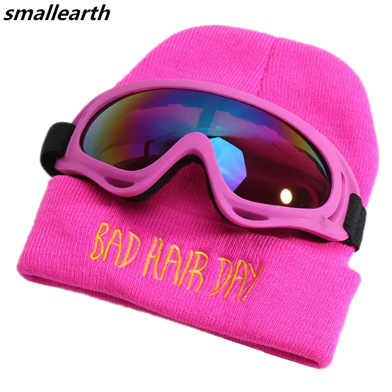 

2019 New Fashion Children Knitted Hat Autumn Winter Baby Hat Boys Girls Beanies Hats Warm Knit Baby Kids Hiphop Cap With Glasses