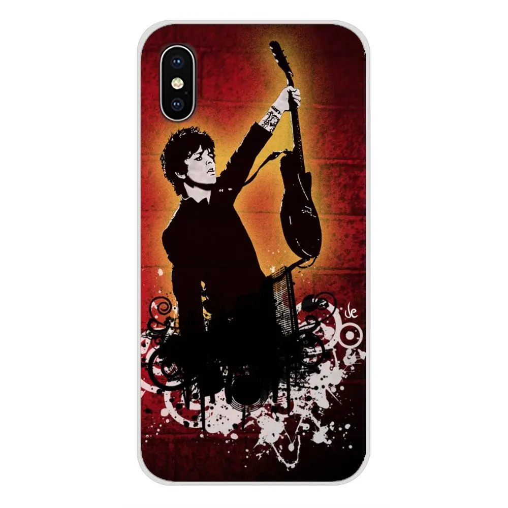 Для Xiaomi Mi6 A1 5X 6X Redmi Note 5 5A 4X 4A 4 3 Plus Pro pocophone F1 TPU прозрачные чехлы Coldplay Green Day Rock Billie
