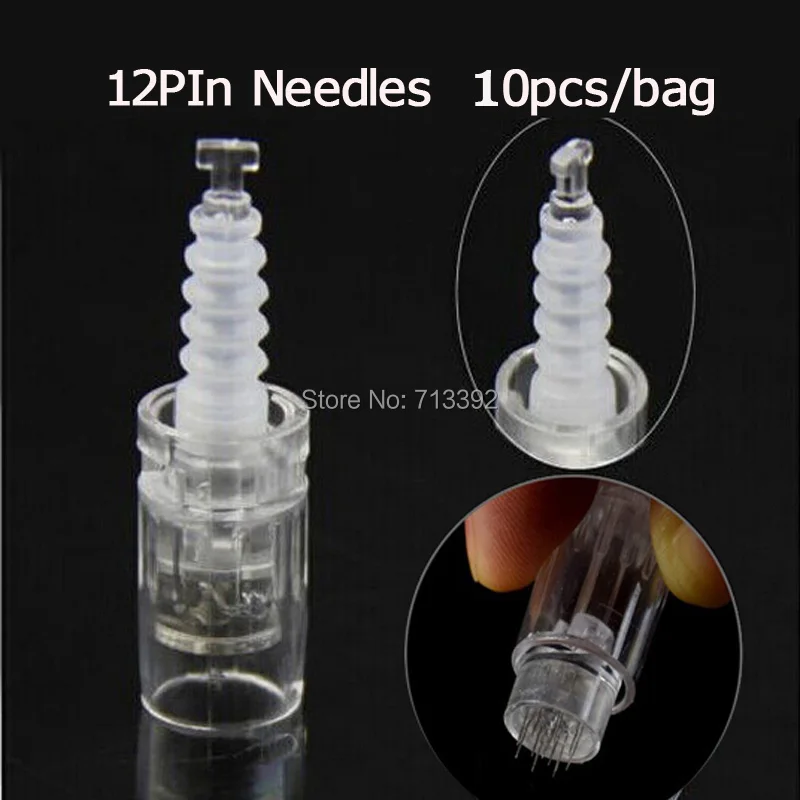 

12Pin *10pcs Professional Makeup Microneedles Permanent Makeup Machine Pen Needles