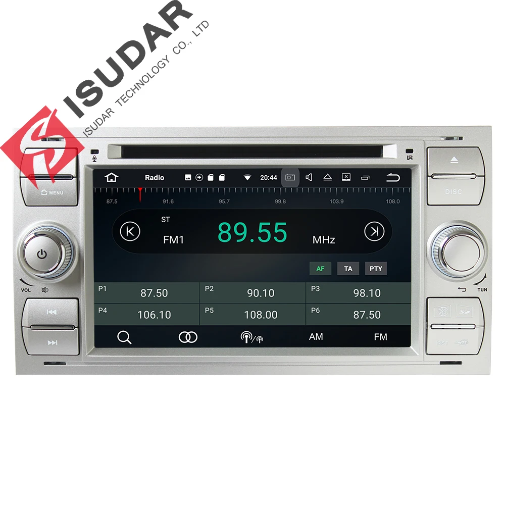 Android 7.1.1 Two Din 7 Inch Car DVD Player For Ford/Mondeo/Focus/Transit/C-MAX/S-MAX/Fiesta RAM 2G GPS Navigation Radio WIFI