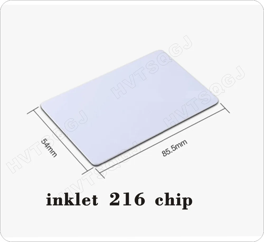 100pcs Free shipping low cost 216 chip Inkjet printable nfc blank cards | Безопасность и защита