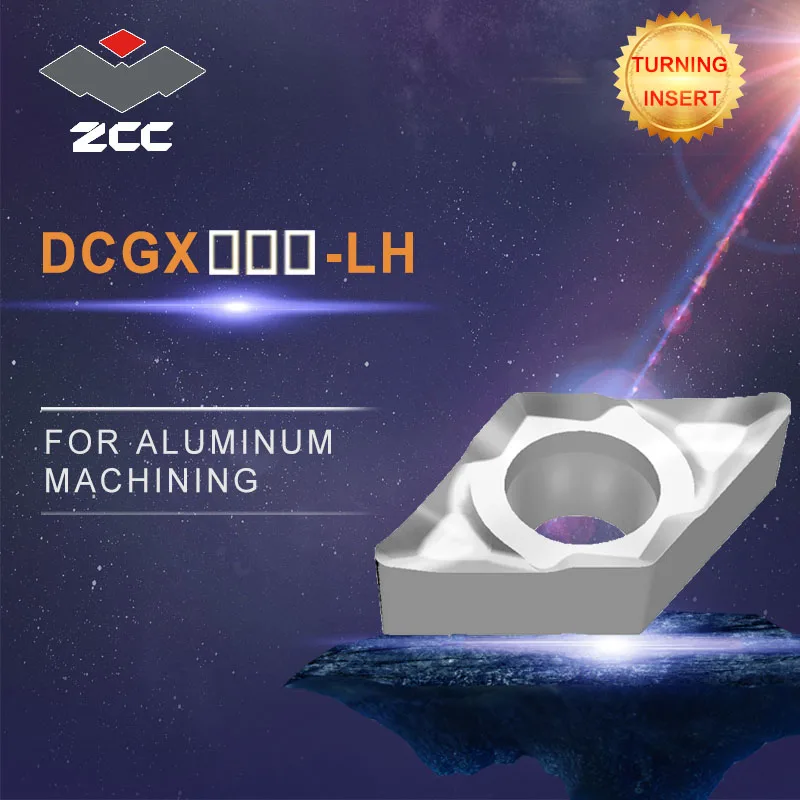 lathe tools turning tool lathe inserts 10pcs lot DCGX 070202 11T304 LH for Aluminum carbide insert