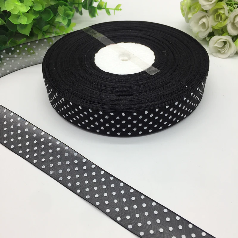 Лента для украшения свадебной вечеринки 5 ярдов 1 дюйм 25 мм|organza ribbon|christmas ribbonribbon