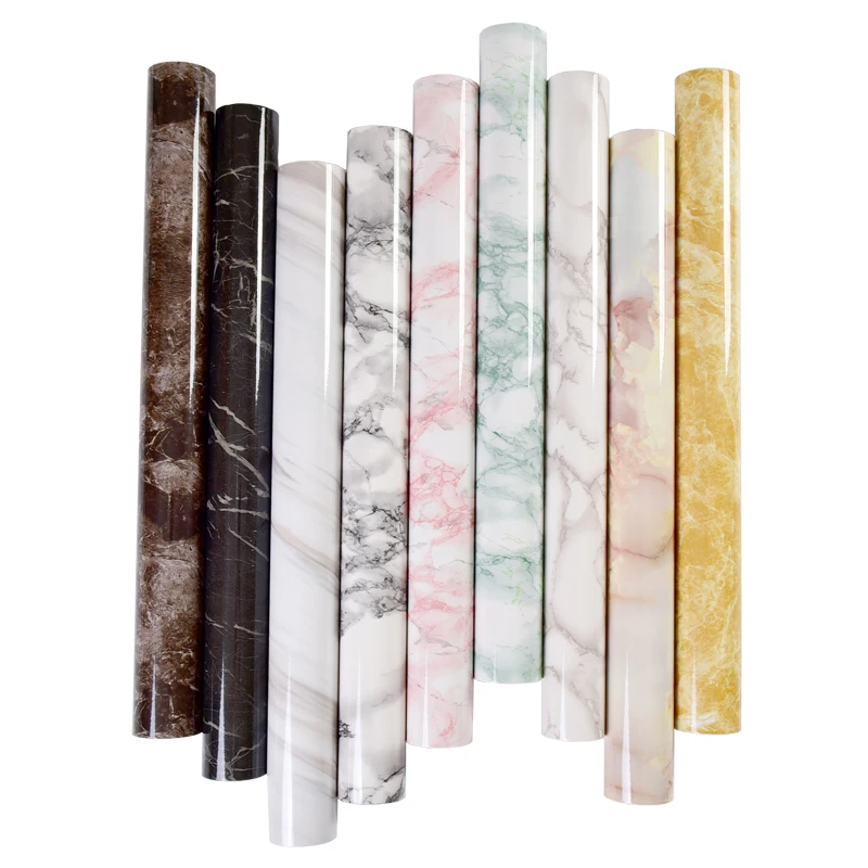5M Modern Waterproof Vinyl Self adhesive Wallpaper Marble ...