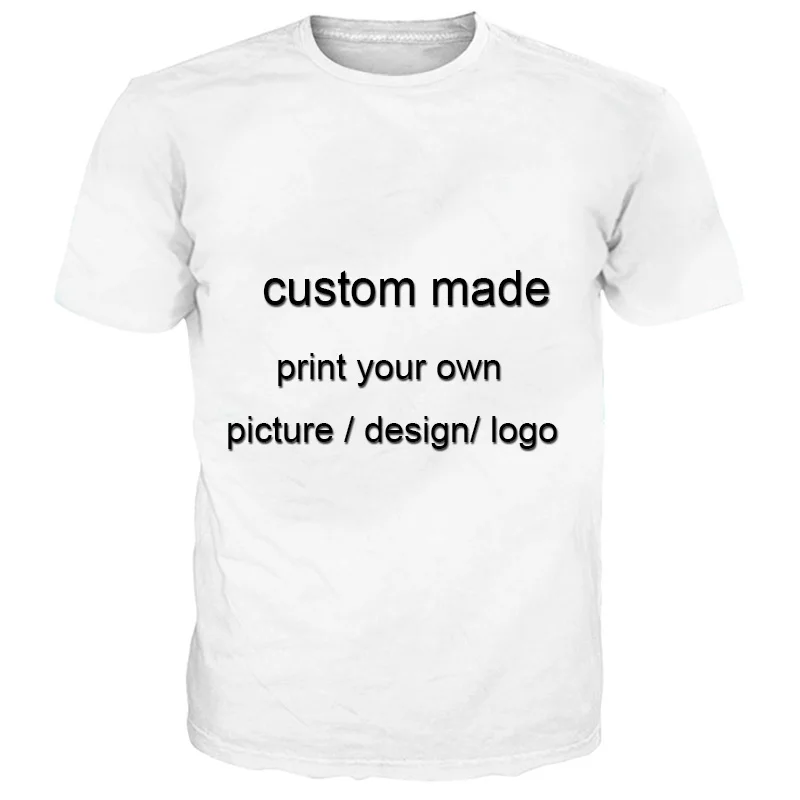 

Custom Made T Shirt 3d Printed Unisex Plus Size Tee Shirts O Neck Casual Tops Brand Clothing Dropship Dropship