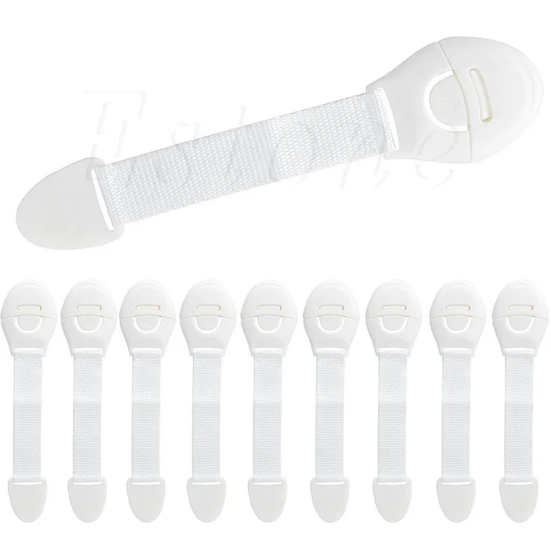 

10 pcs Child Infant Baby Kids Toddler Safety Door Cabinet Drawer Cupboard Locks Baby Protection