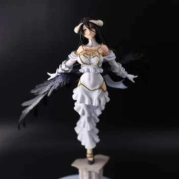 

2019 new figurine 25cm albedo Anime Cartoon Sexy girls Anime PVC Action Figures toys For Kids children Christmas Gifts