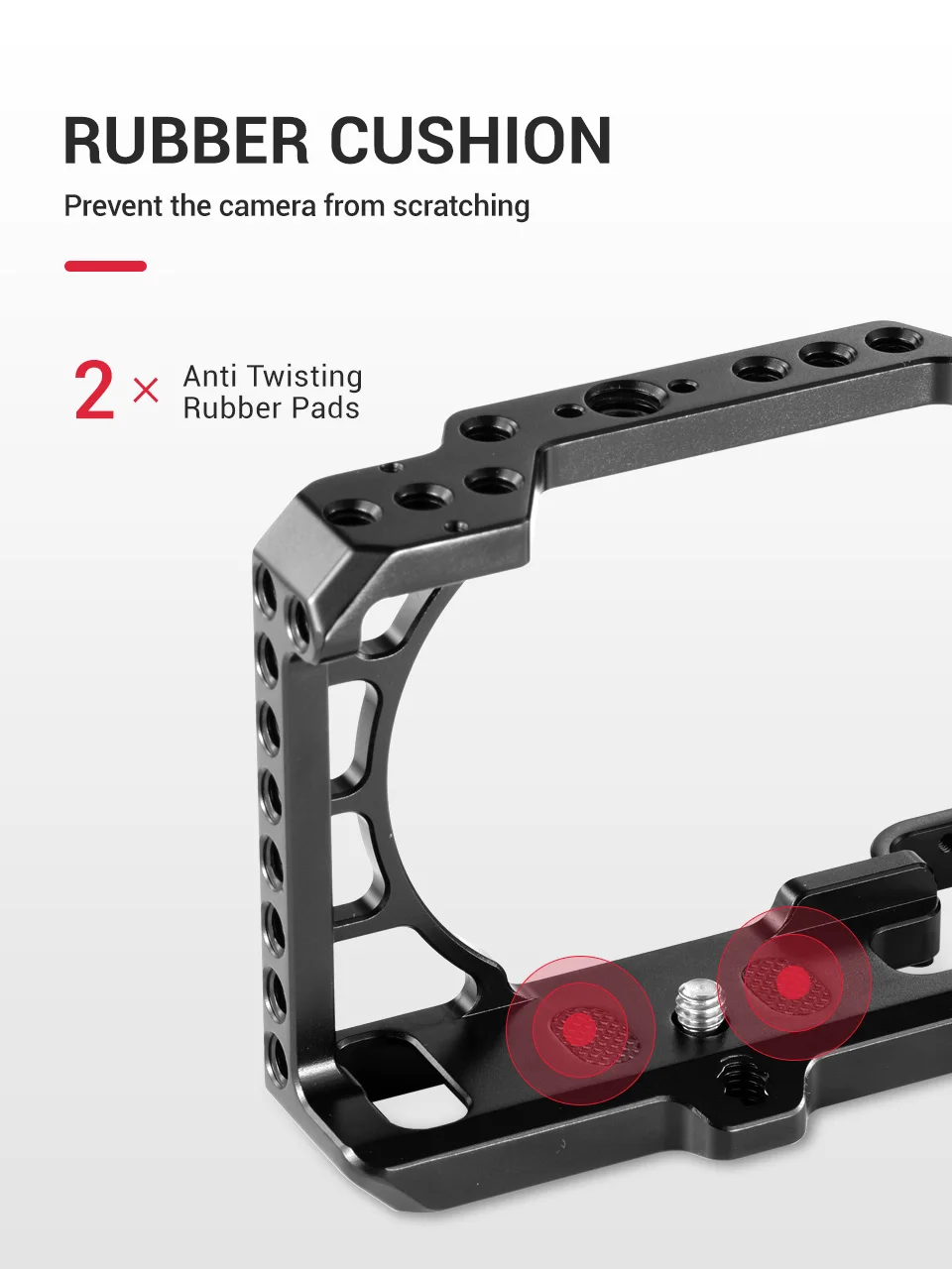 SmallRig A6400 Camera Cage for Sony A6400 / A6300 / A6500 Camera Can use with Microphone Not obstruct the screen for Vlog 2310