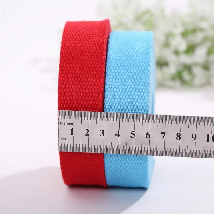 5 meter Thick 1.8mm Canvas Webbing Tape Shoulder Bag Straps Belt Sling Fabric Strap Backpack Belt, 3cm Width image 2
