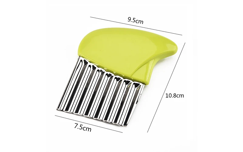 TUUTH Stainless Steel Potato Cutter 4 Color  Wavy Shape Vegetable Potato Blade Knife Cooking Tools Kitchen Accessories A8