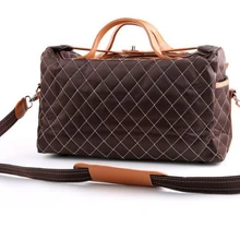 Новая повседневная клетчатая дорожная сумка в Корейском стиле, модная вместительная нейлоновая дорожная сумка, горячая портативная Холщовая Сумка для багажа C259