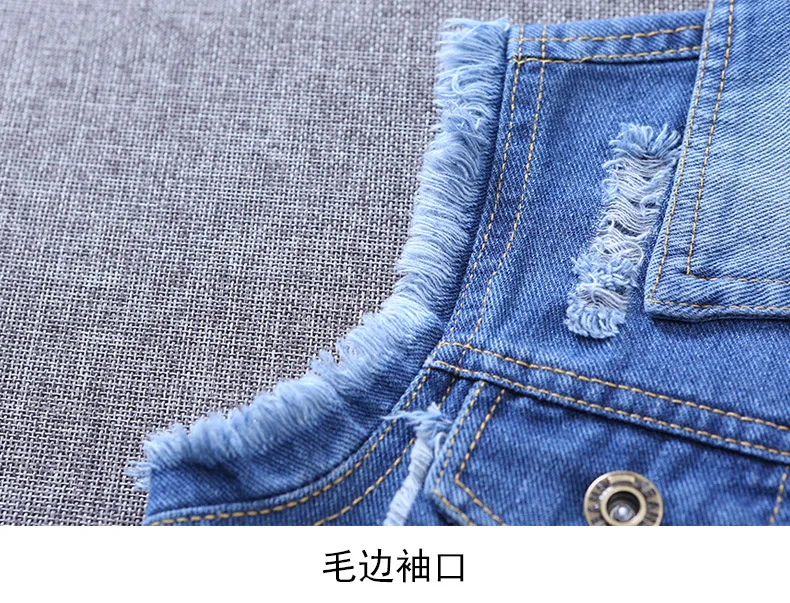 Детская весна-осень джинсовый жилет Для мальчиков и девочек Мода Досуг Крылья Ангела куртка дети с пальто высокого качества