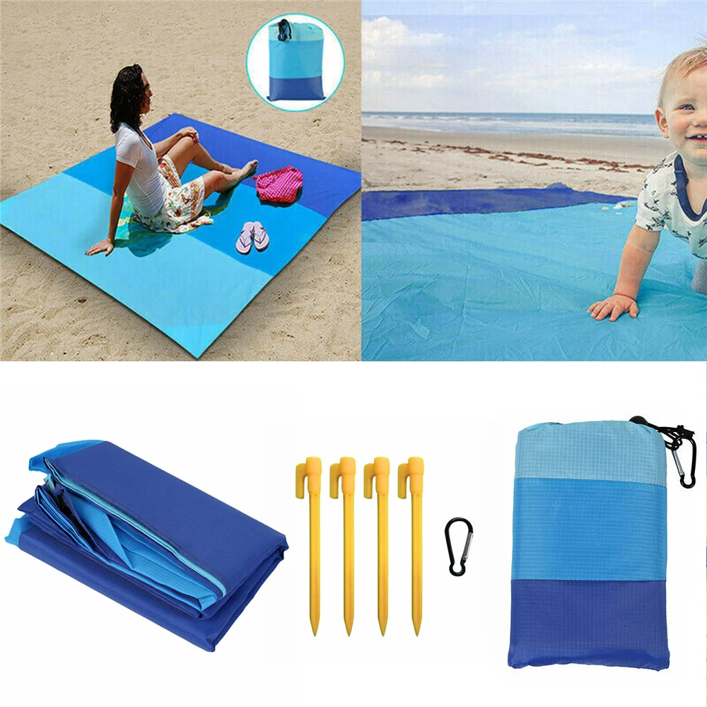Водонепроницаемый Пляжный коврик для пикника одеяло без песка палатка Picknick