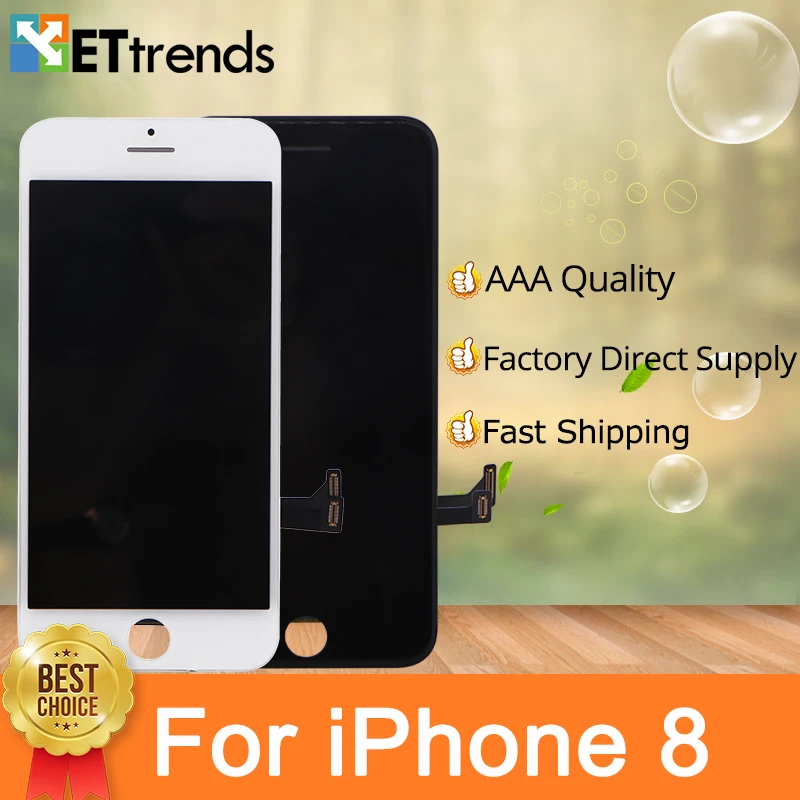 

20pcs/lot Quality AAA LCD Screen For iPhone 8 LCD Dispaly Touch Digitizer Full Assembly 100% Tested DHL Free Fast Shipping