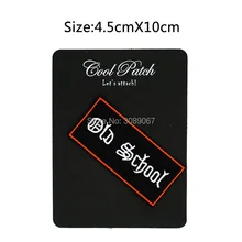 3,9" старинная школьная музыкальная рок-группа вышитая жилетка мотоциклиста железо на и нашивка на одежду тяжелая металлическая Заказная заплата