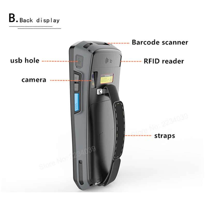 scanner printer 4G handheld POS terminal wireless 1D/2D barcode scanner portable reader WIFI/Bluetooth Data Collector PDA epson scan