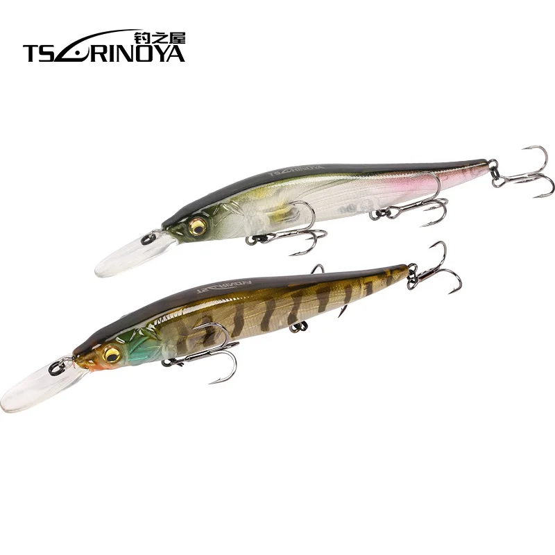 TSURINOYA DW50 110 мм/14,7 г подвесной гольян фреза из вольфрамовой стали Minnow Isca искусственный Para воблер PESCA Crankbait