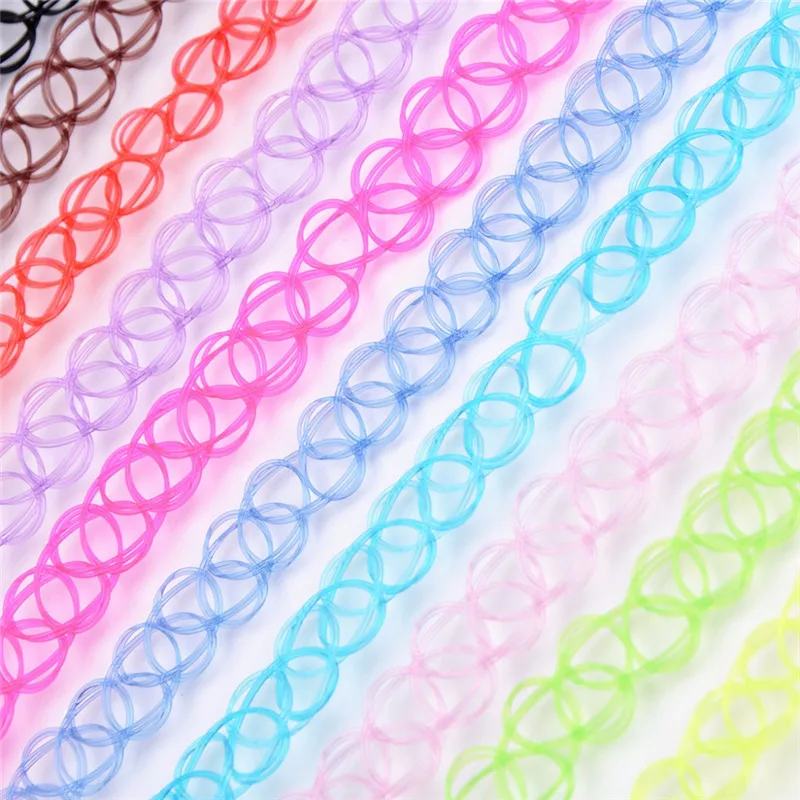 JUCHAO New Collares Vintage Stretch Tattoo Choker Necklaces For Women Girl Charm Gothic Elastic Necklace Female Wedding Gift - Image 6