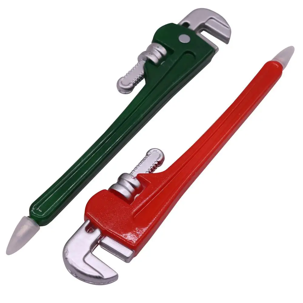 50 шт. 0,5 мм шариковая ручка инструмент для моделирования ручка ключ/Универсальный нож/пистолет/трубные гаечные ключи/отвертка/молоток/острые плоскогубцы - Цвет: pipe wrench
