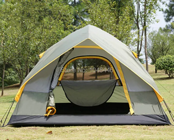 

Automatic rainproof outdoor tent camping double 3-4 gift to expedite relief tents