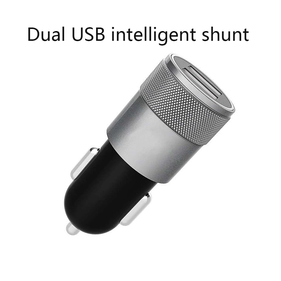 Dual USB Car Charger LCD Digital Display Phone Charger in car For iPhone X 8 8plus Samsung S8 S9 Smartphone Car-charger9
