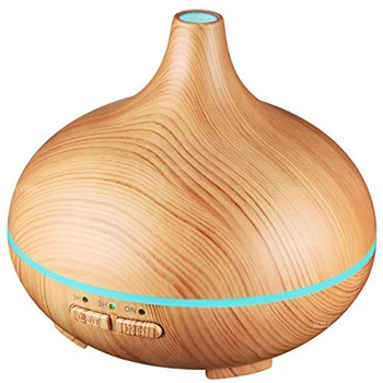 

150ml Aroma Essential Oil Diffuser Ultrasonic Air Humidifier with 7 Color Changing LED lamp 4 Timer Settings