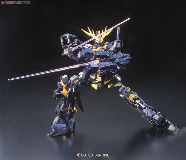 Bandai 1/100 MG RX 0 единорог Gundam 02 Banshee титановая отделка набор моделей фигурки
